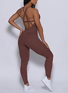 cross back jumpsuit